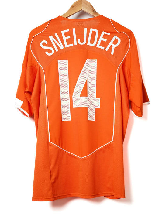 Netherlands Home Shirt 2004/06 Sneijder 14 (L)