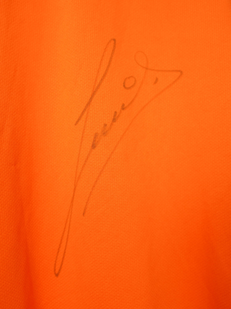Netherlands Home Shirt 2008 - 10 Signed By Gullit (L)
