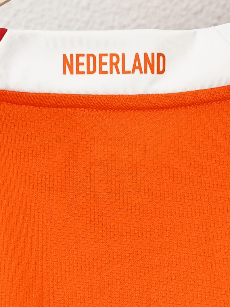 Netherlands Home Shirt 2008 - 10 Signed By Gullit (L)