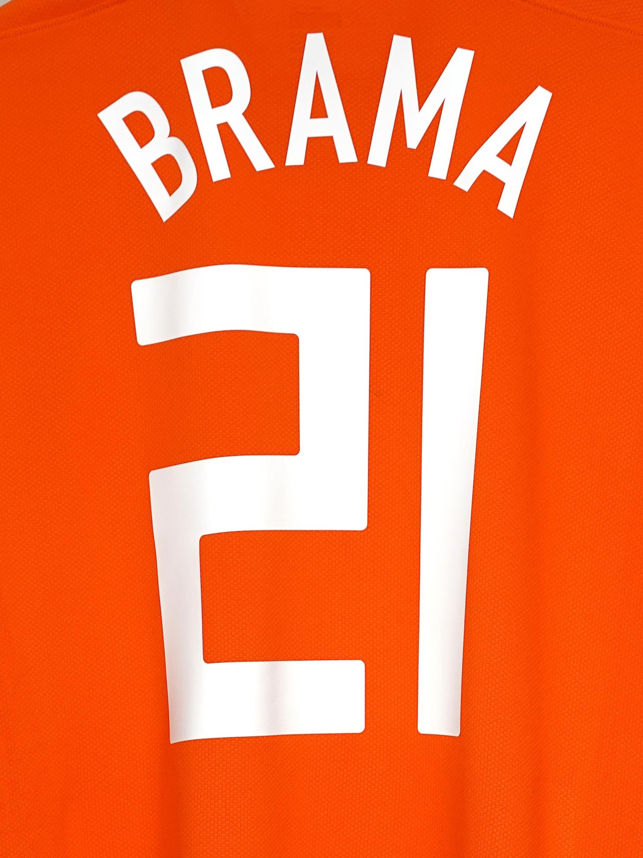 Netherlands Home Shirt 2008/10 Brama 21 (L)