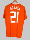 Netherlands Home Shirt 2008/10 Brama #21 (L)