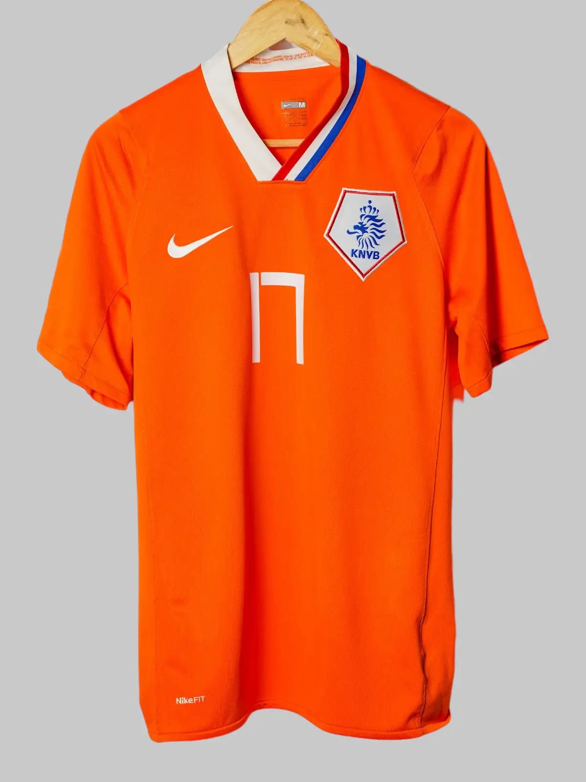 Netherlands Home Shirt 2008/10 De Jong 17 (M)