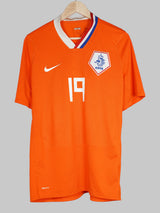 Netherlands Home Shirt 2008/10 Huntelaar 19 (L)