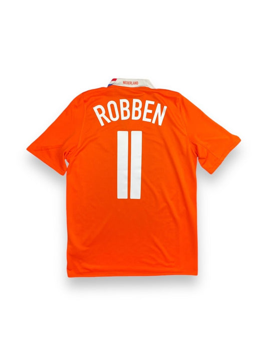 Netherlands Home Shirt 2008/10 Robben #11 - 10/10 - S