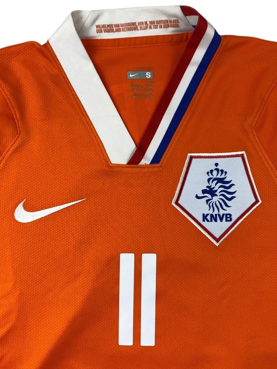 Netherlands Home Shirt 2008/10 Robben #11 - 10/10 - S