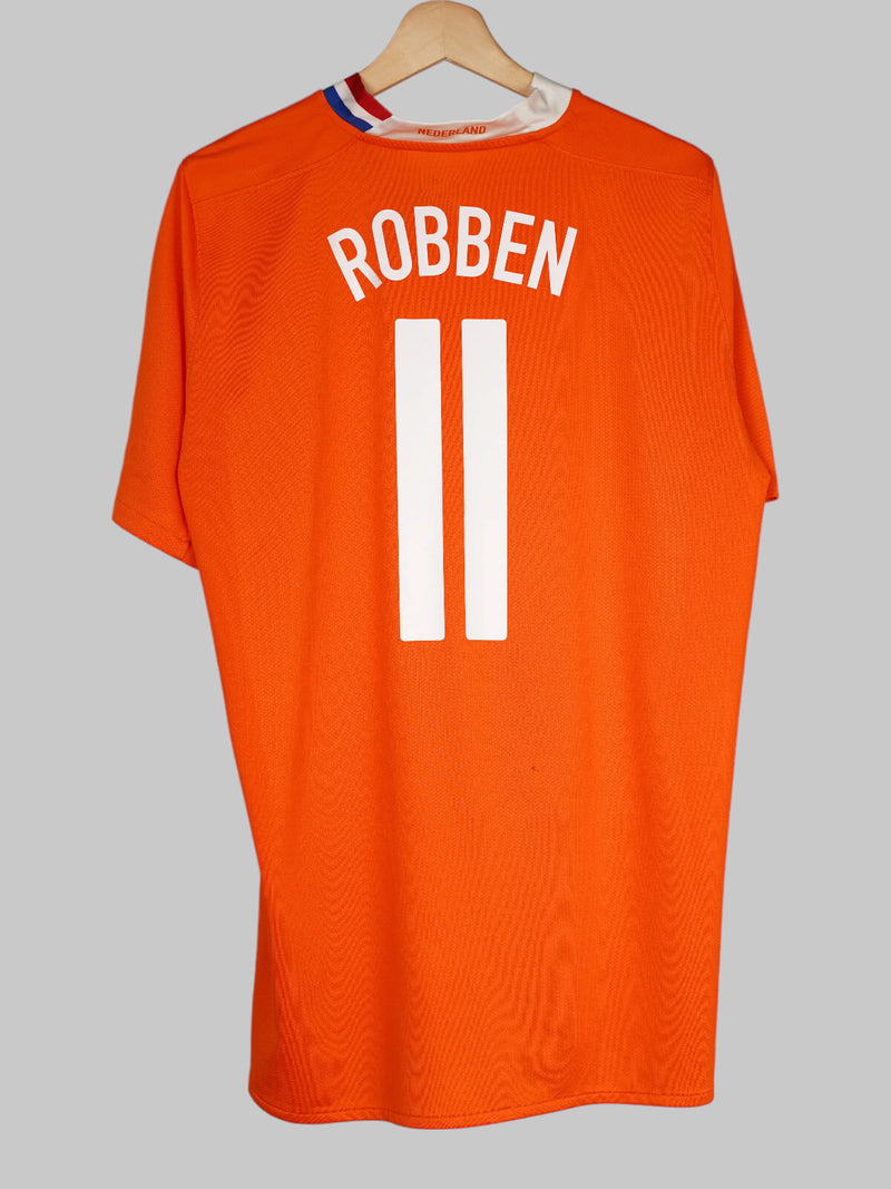 Netherlands Home Shirt 2008/10 Robben 11 (L)