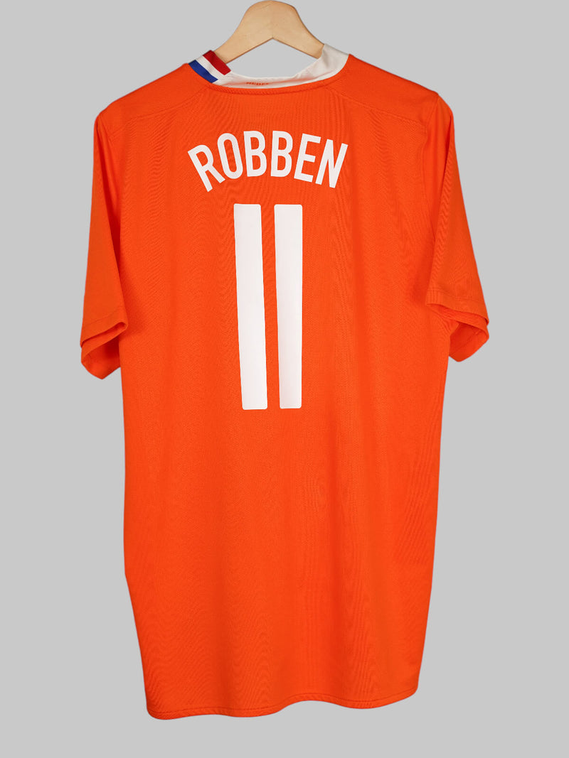 Netherlands Home Shirt 2008/10 Robben 11 (L)