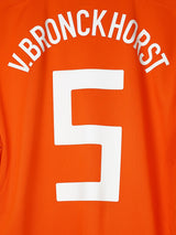 Netherlands Home Shirt 2008/10 V.Bronckhorst 5 (XL)