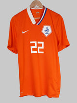Netherlands Home Shirt 2008/10 Vennegoor of Hesselink 22 (L)