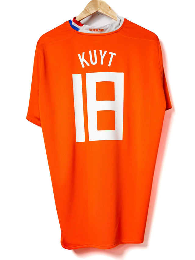 Netherlands Home Shirt 2008/9 Kuyt 18 (XL)