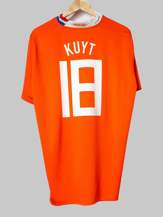 Netherlands Home Shirt 2008/9 Kuyt 18 (XL)