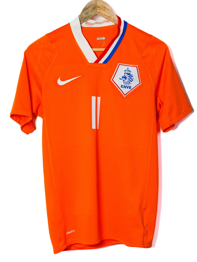 Netherlands Home Shirt 2008/9 Robben #11 (S)