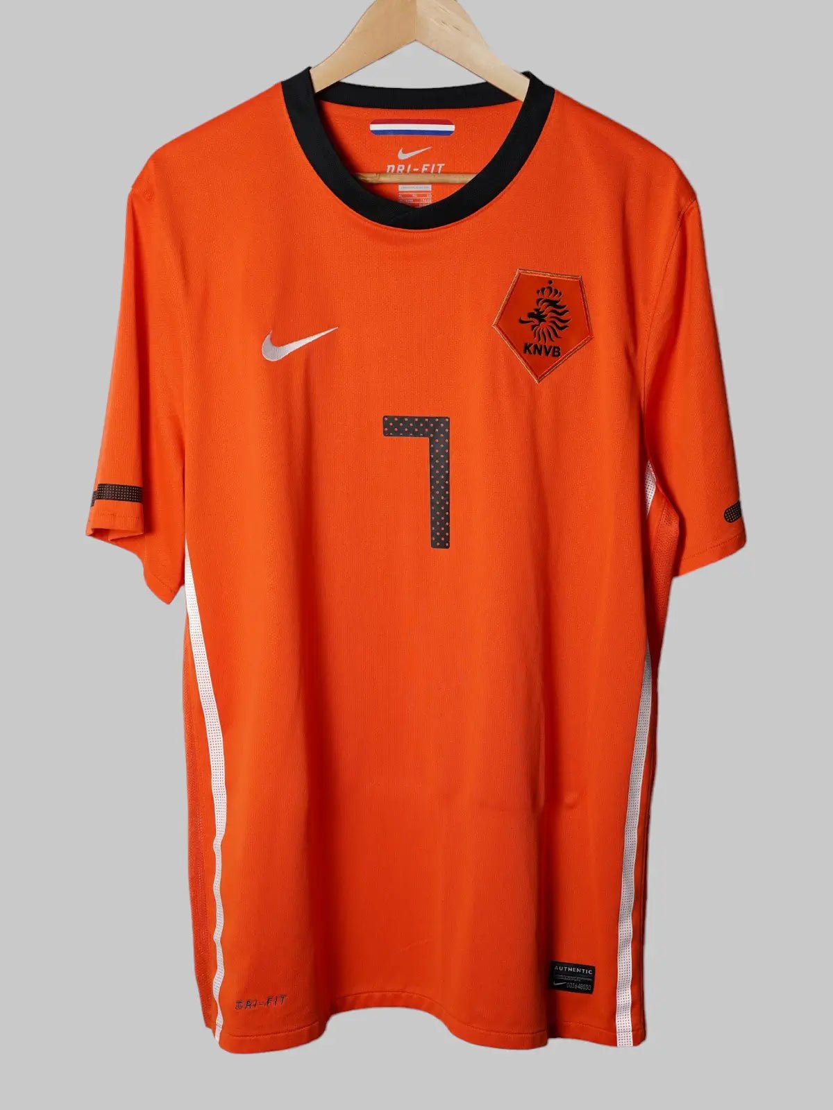 Netherlands Home Shirt 2010/11 Kuyt 7 (XL)