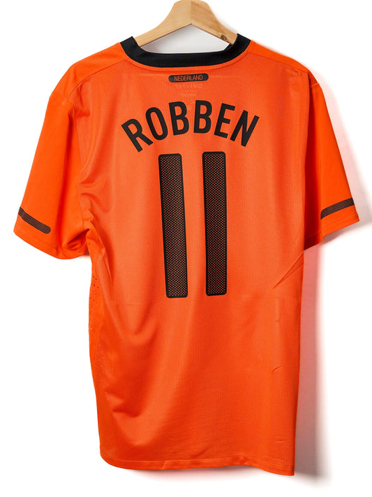 Netherlands Home Shirt 2010/11 Player Issue Robben 11 (L)