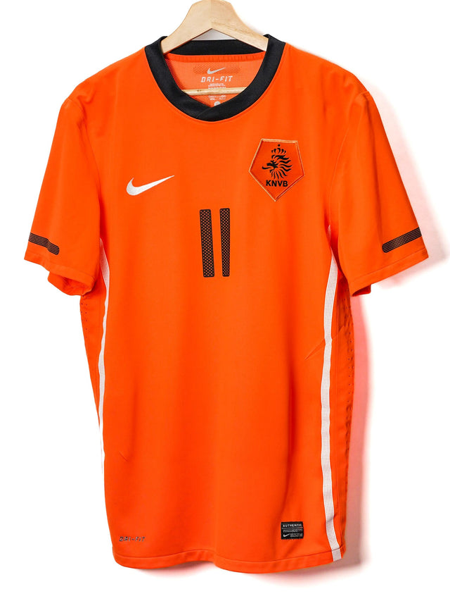 Netherlands Home Shirt 2010/11 Player Issue Robben 11 (L)
