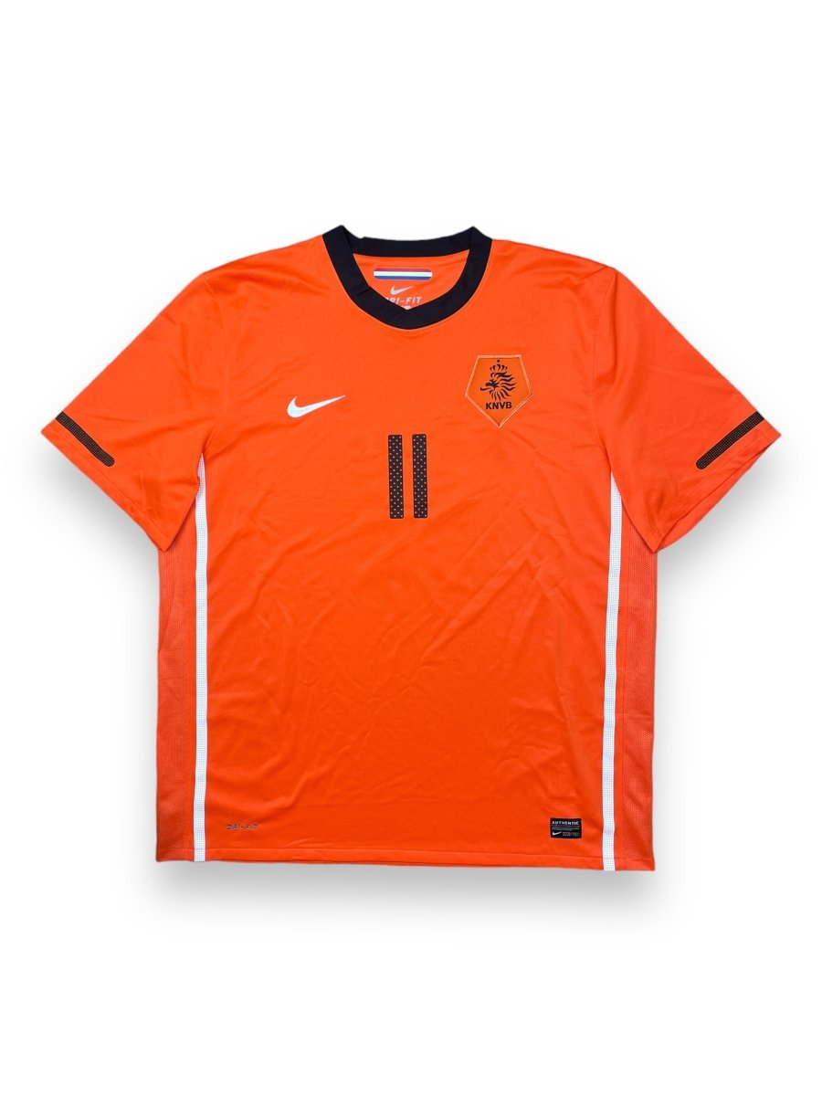 Netherlands Home Shirt 2010/11 Robben #11 - 10/10 - XL