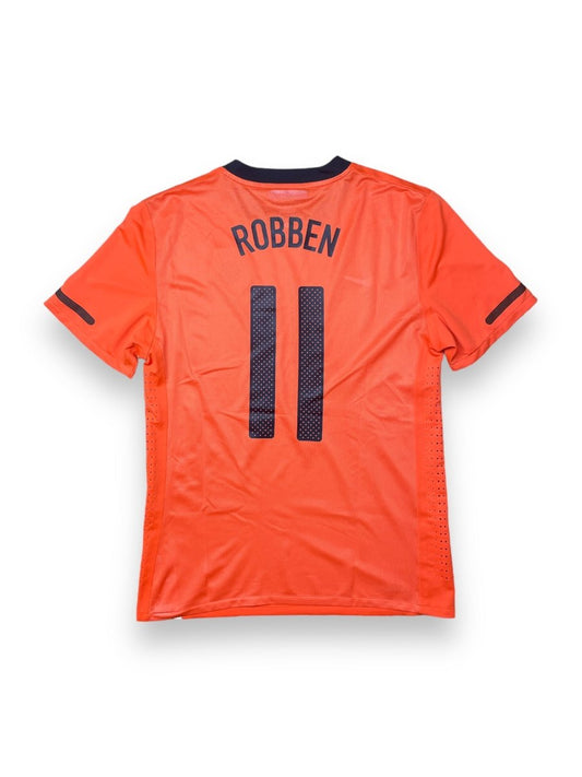 Netherlands Home Shirt 2010/11 Robben #11 Player Issue - 9/10 - L