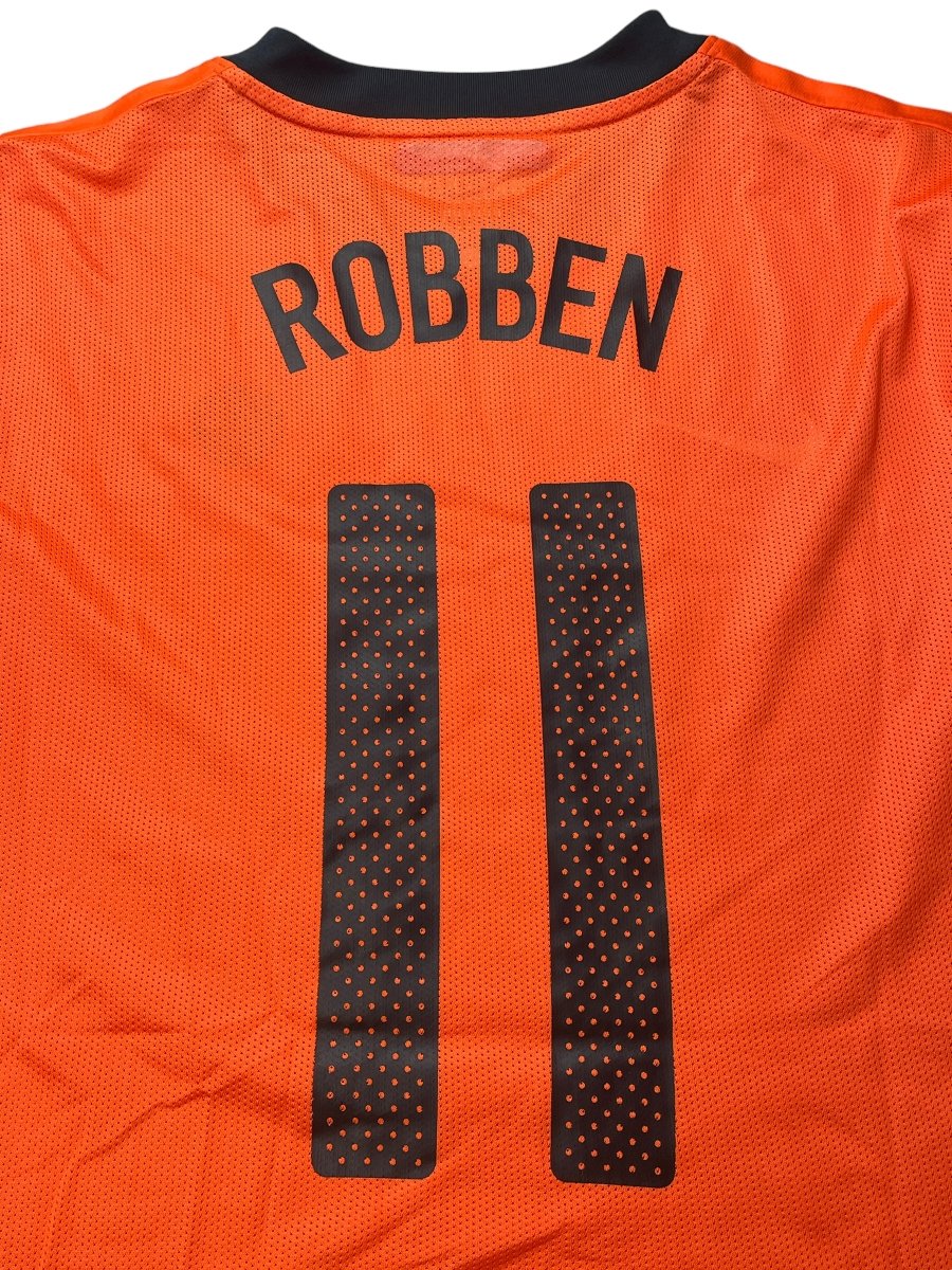 Netherlands Home Shirt 2010/11 Robben #11 Player Issue - 9/10 - L