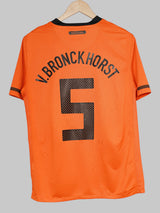 Netherlands Home Shirt 2010/11 V.Bronckhorst 5 (M)