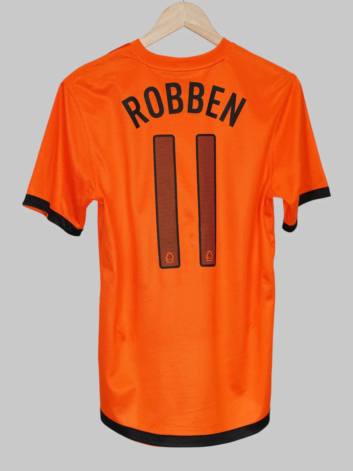当時物 レアROBBEN 11 KNVB オレンジ ゲームシャツ　L相当 2012/13 Netherlands Robben #11 Home Shirt (S) Nike | First11