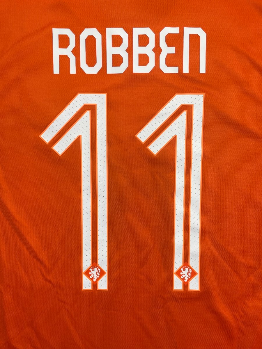 Netherlands Home Shirt 2014 Robben #11 - 9/10 - L