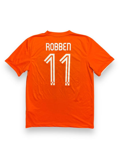 Netherlands Home Shirt 2014 Robben #11 - 9/10 - L