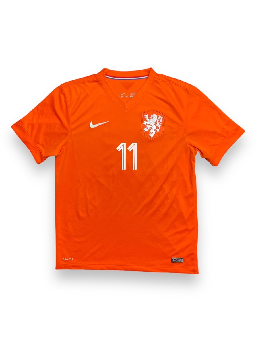 Netherlands Home Shirt 2014 Robben #11 - 9/10 - L