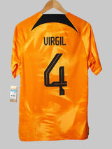 Netherlands Home Shirt 2022/23 Virgil 4 BNWT (M)
