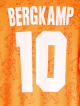 Netherlands Home Shirt L/S 1994/95 Bergkamp 10 (L)