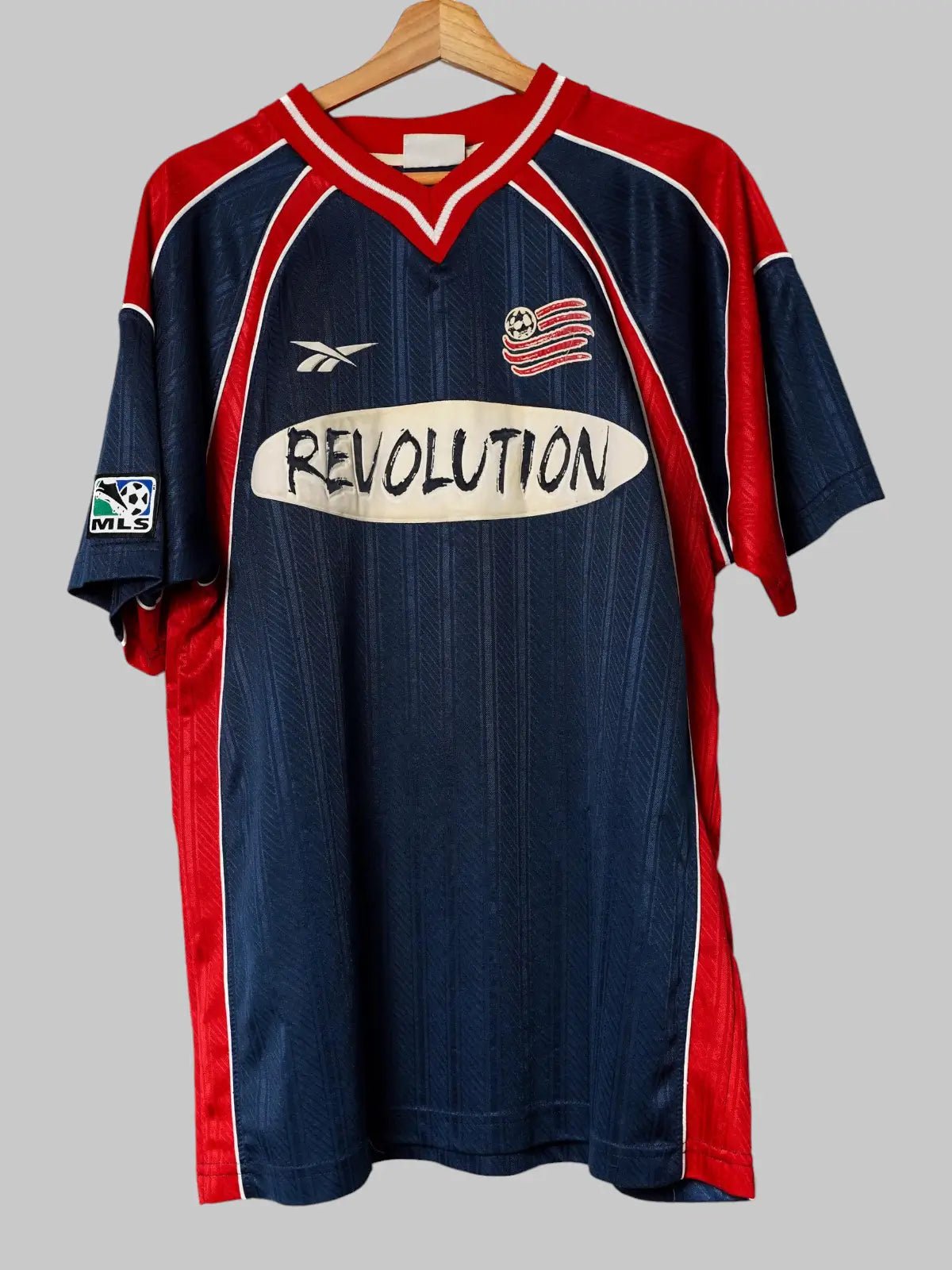 New England Revolution Home Shirt 1997/99 Lalas 22 (S)