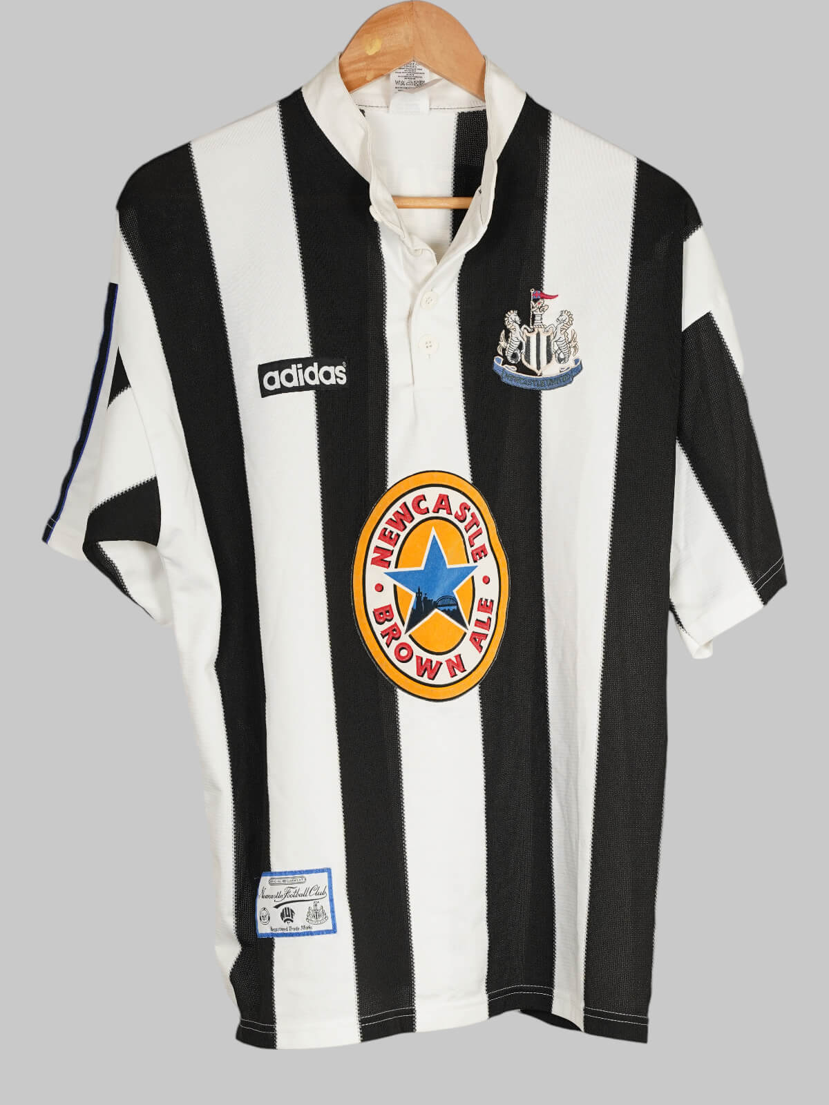1995-97 Newcastle United Shearer #9 Thuisshirt (L) Adidas – First11