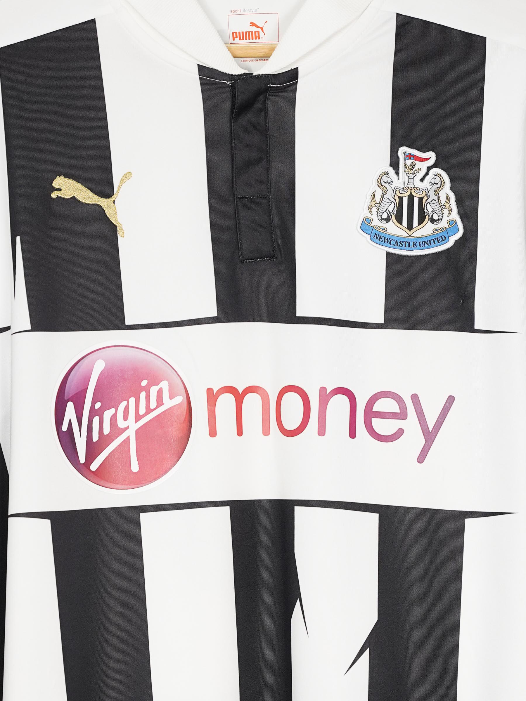 Newcastle United L/S Home Shirt 2013/14 Ben Arfa 10 (L)