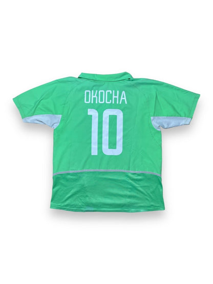 Nigeria Home Shirt 2002/4 Okocha #10 - 7/10 - L