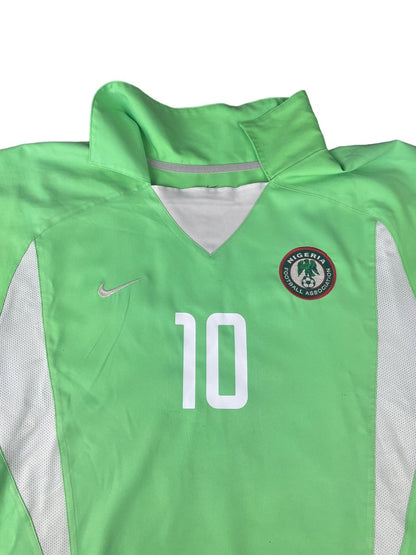 Nigeria Home Shirt 2002/4 Okocha #10 - 7/10 - L