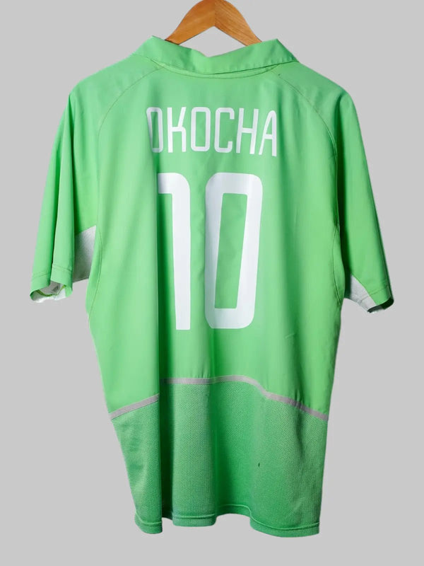 Nigeria Home Shirt 2002/4 Okocha #10 (L)