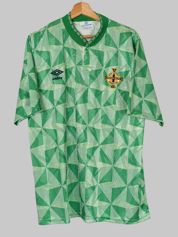 Northern Ireland Home Shirt 1990/91 (L)