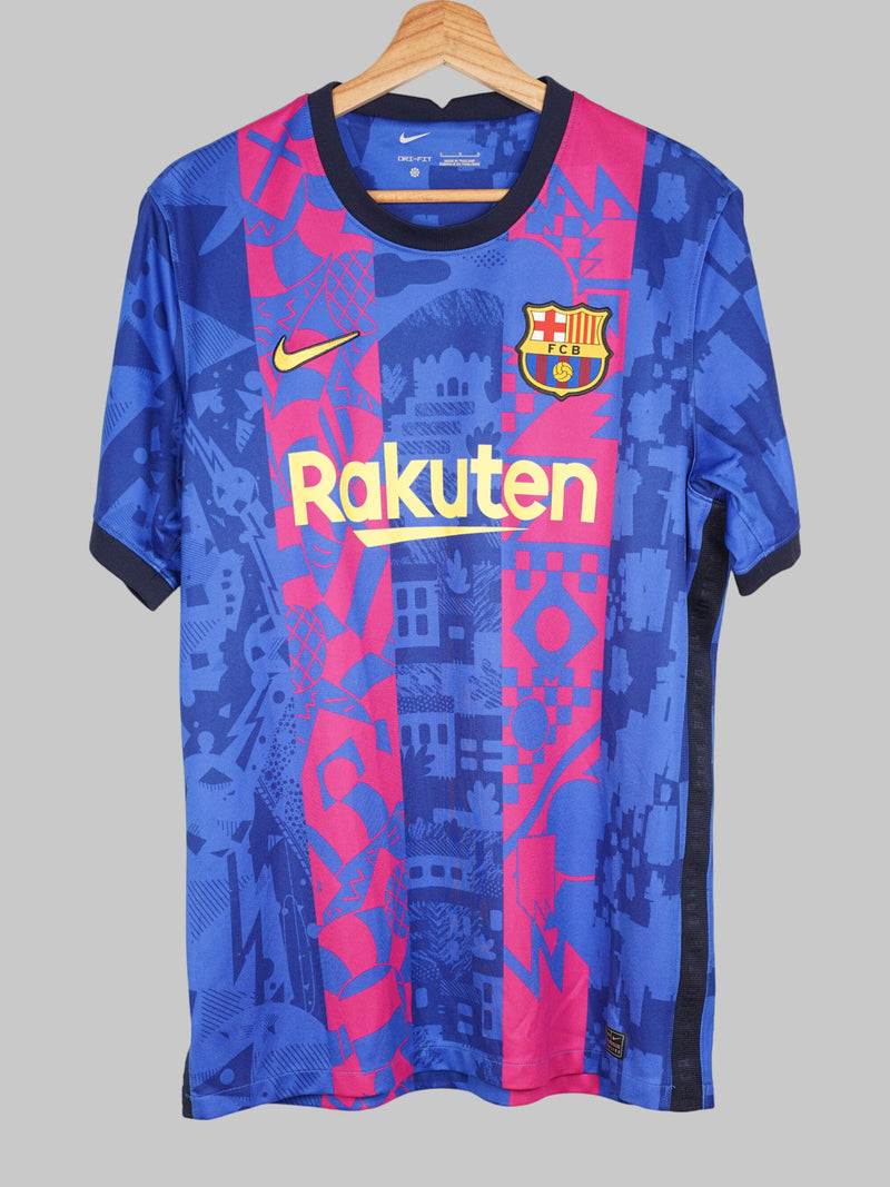 2021/22 Barcelona F. De Jong #21 Third Shirt (L)