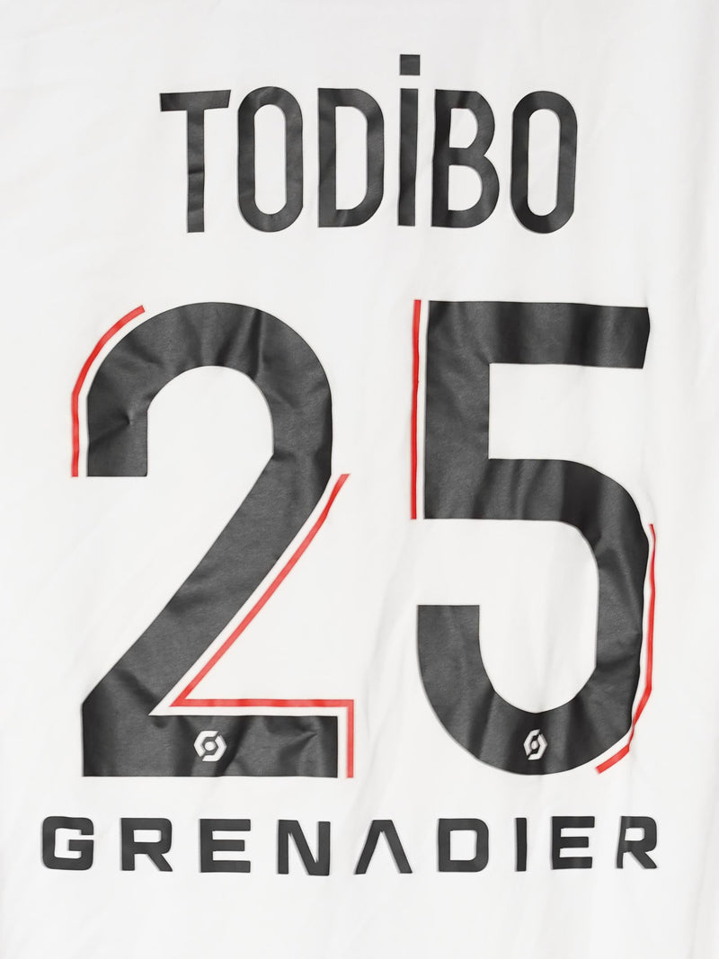 OGC Nice Away Shirt 2022/23 Todibo 25 Player Issue (M)