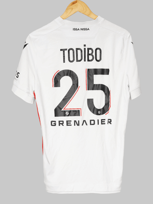 OGC Nice Away Shirt 2022/23 Todibo 25 Player Issue (M)