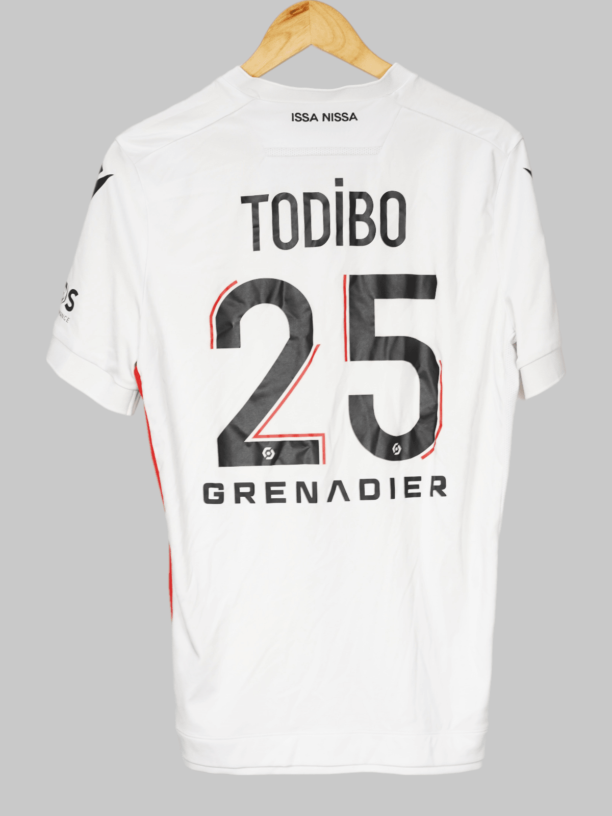 OGC Nice Away Shirt 2022/23 Todibo 25 Player Issue (M)