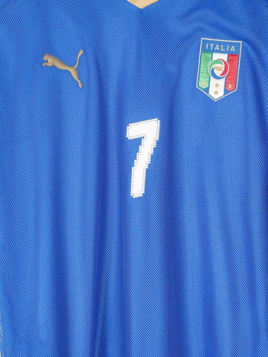 2008/9 Italy Del Piero #7 Home Shirt (L)