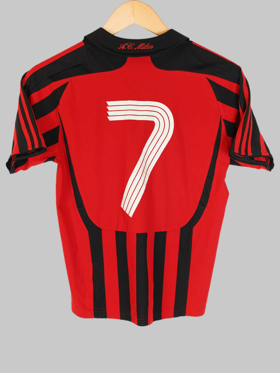 2007/8 AC Milan #7 Home Shirt (M Kids)