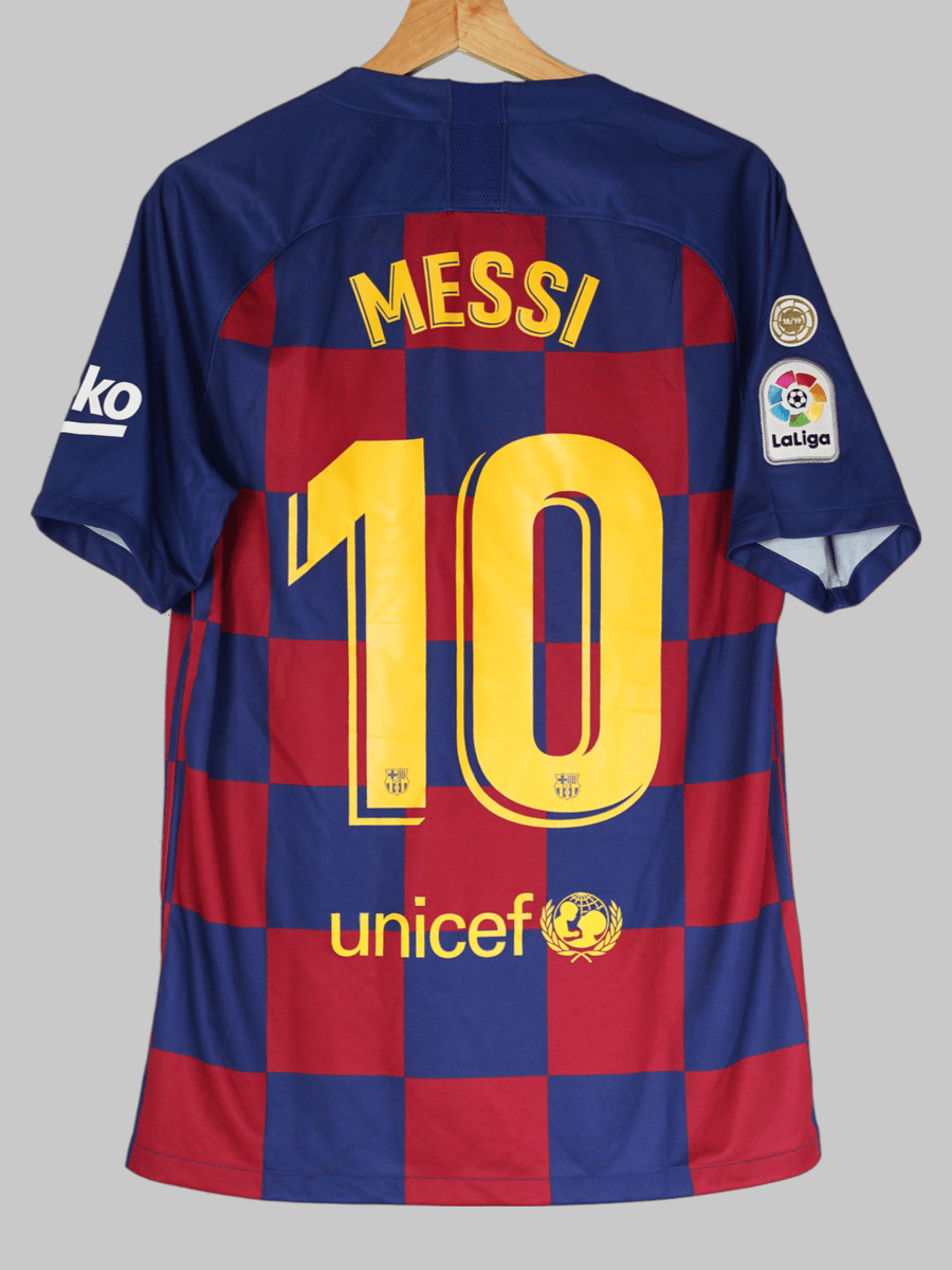 2019/20 Barcelona Messi #10 Home Shirt (M)