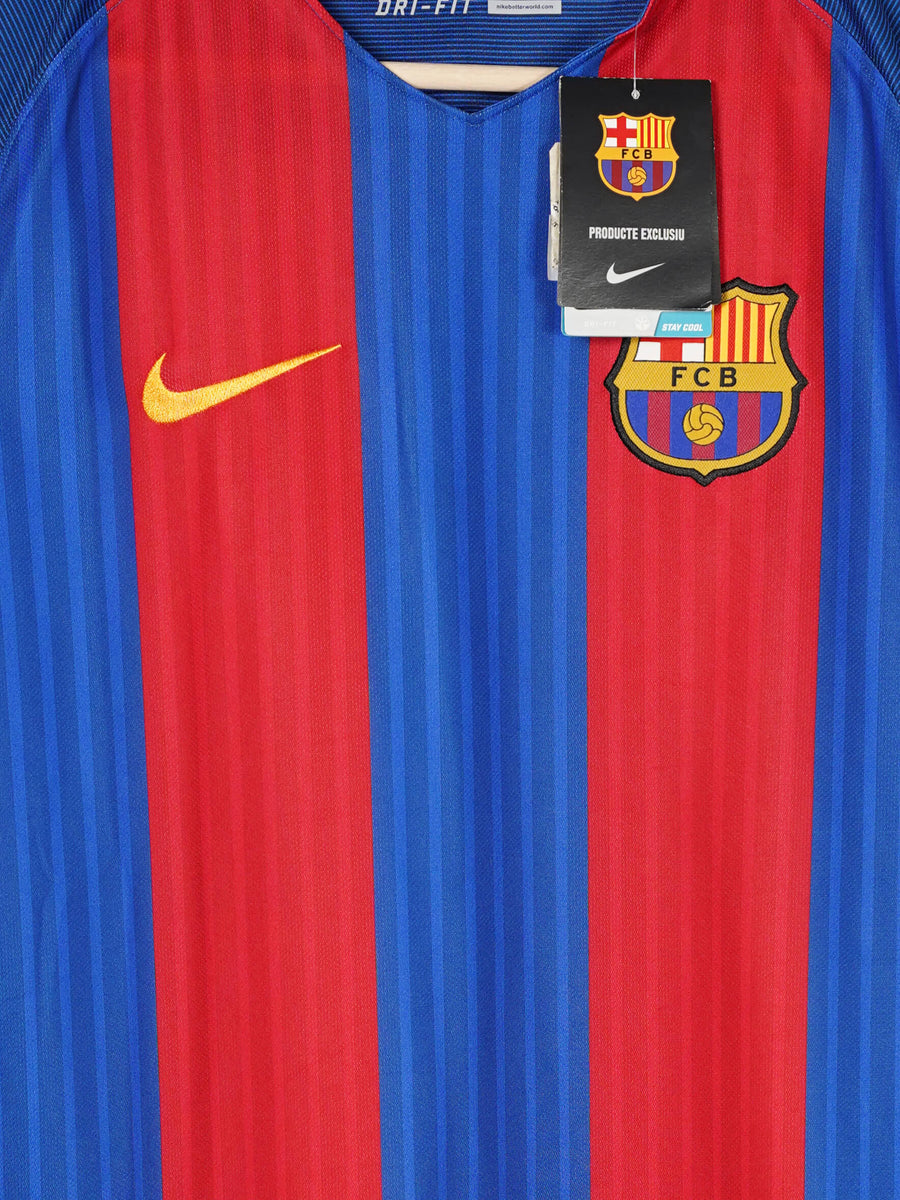 2016/17 Barcelona Messi #10 Home Shirt BNWT (M)