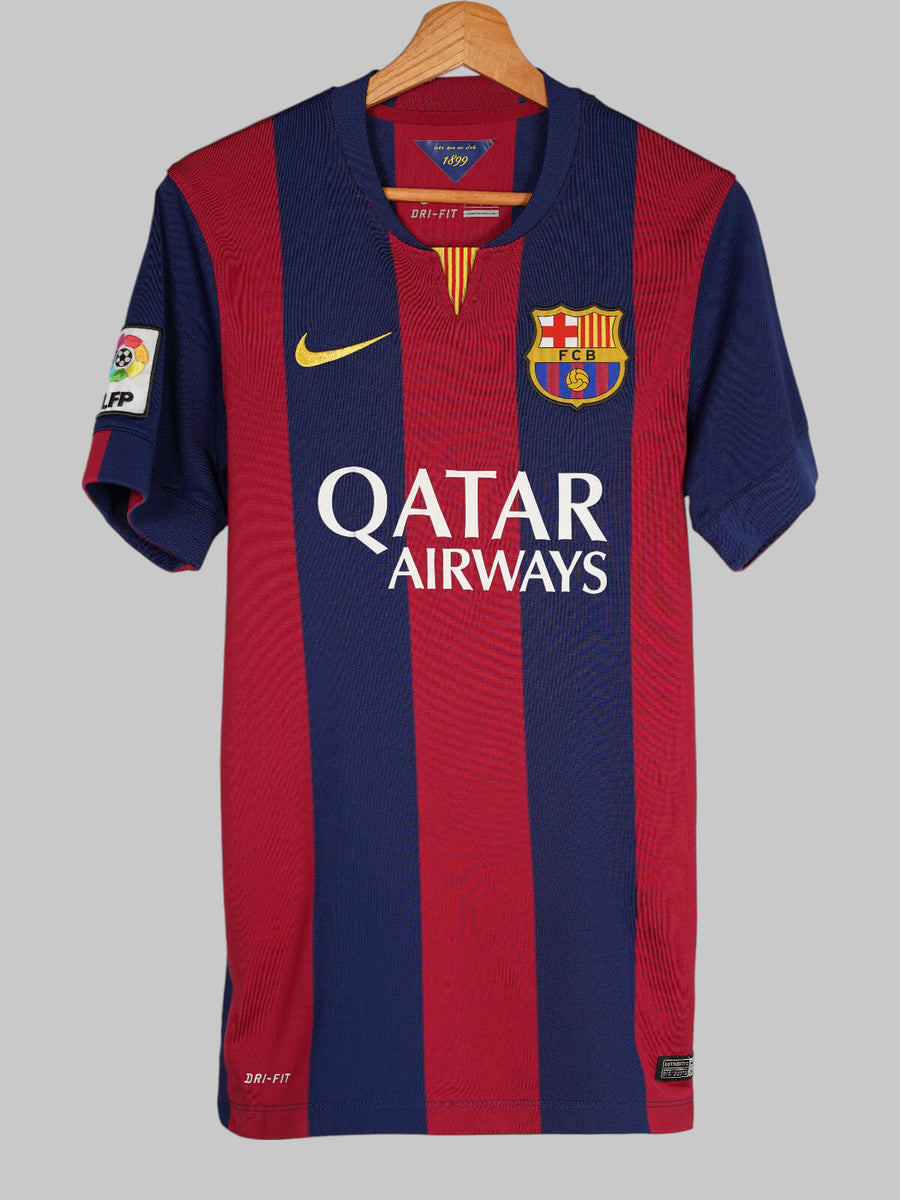FC Barcelona Home Shirt 2014/15 Suarez #9 (S)