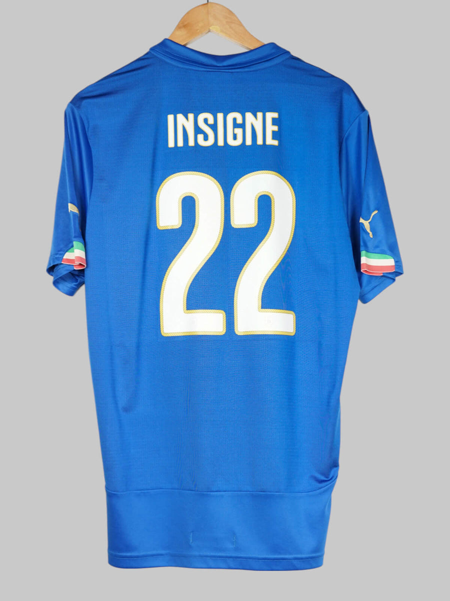 2014/15 Italy Insigne #22 Home Shirt (L)