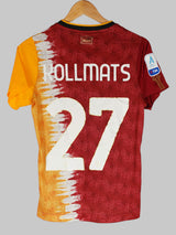 2021/22 AS Roma Kollmats #22 Away Shirt Match Worn (L Womens)