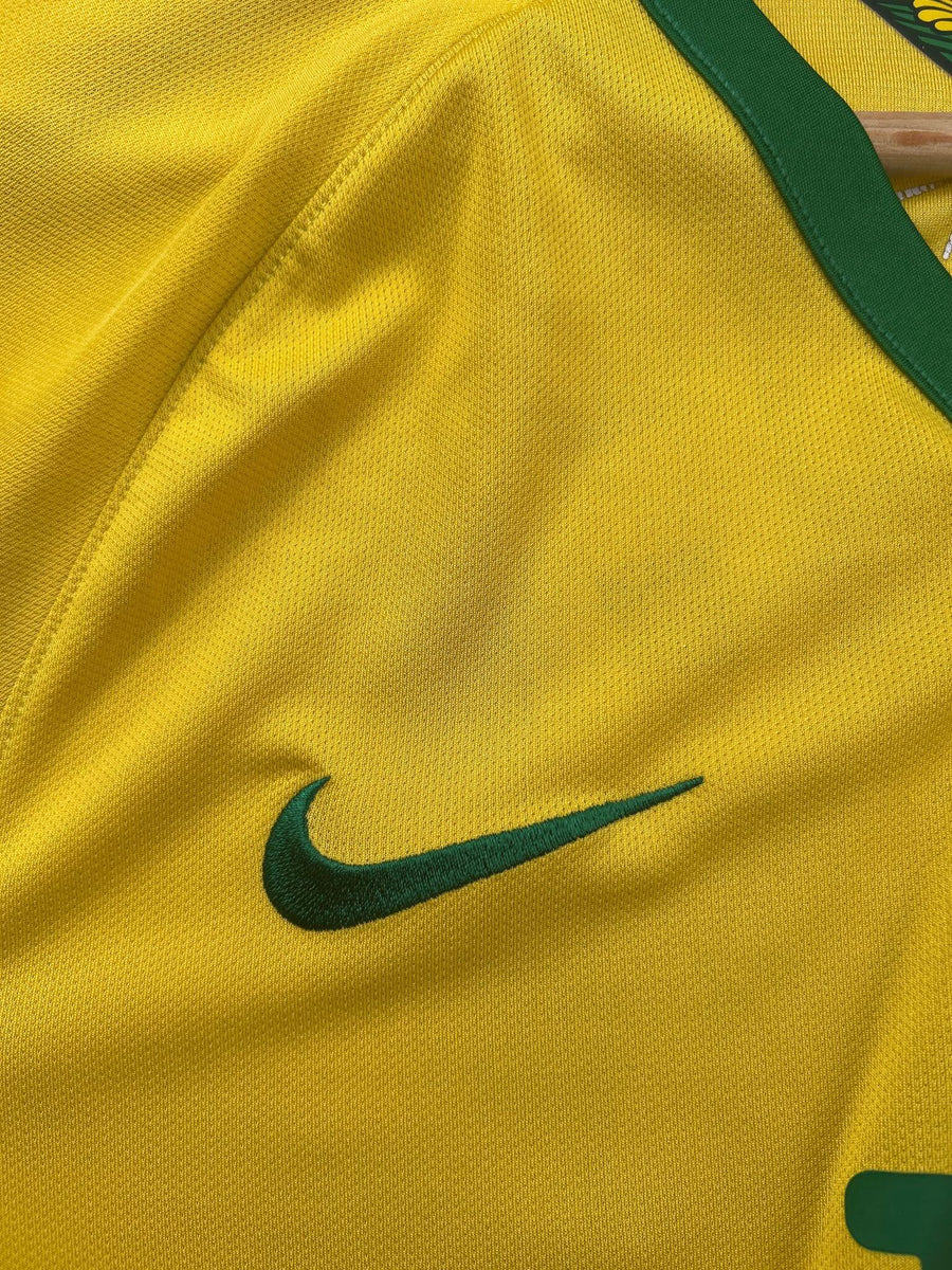 2014/15 Brazil Neymar Jr #10 Home Shirt (M)