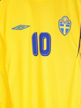 2006/7 Sweden Ibrahimovic #10 Home Shirt (L)