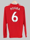 Manchester United Home Shirt L/S 2017/18 Pogba #6 (M)